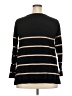 Bobeau Stripes Black Pullover Sweater Size 2X - photo 2