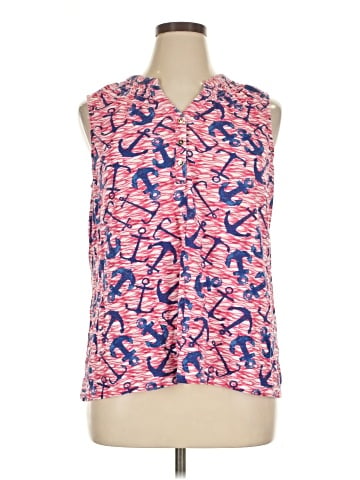 Caribbean Joe Sleeveless Blouse (view 1)