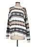Hollister 100% Cotton Chevron-herringbone White Pullover Sweater Size XS - photo 1