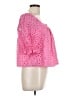 1.State 100% Cotton Pink 3/4 Sleeve Blouse Size L - photo 4