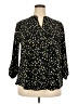 Cocomo Polka Dots Black 3/4 Sleeve Blouse Size 2X - photo 1