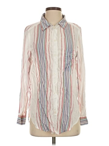 American Eagle Outfitters Long Sleeve Button-Down Shirt (view 1)