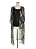 Luxology 100% Polyester Silver Long Sleeve Top Size 1X - photo 1