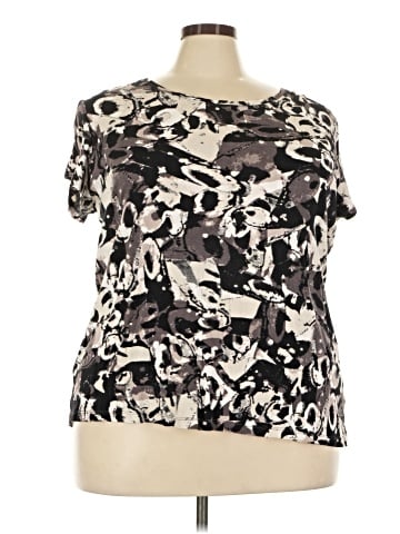 Daisy Fuentes Short Sleeve Blouse (view 1)