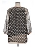 Papillon 100% Polyester Gray 3/4 Sleeve Blouse Size XL - photo 2