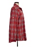 Pulse Plaid Red Long Sleeve Blouse Size M - photo 4
