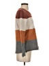 Pinque Color Block Brown Pullover Sweater Size S - photo 4