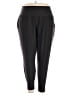Active by Old Navy Solid Black Green Active Pants Size 2X - photo 1