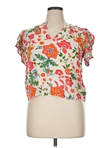 Nicole Miller Artelier Short Sleeve Blouse (view 1)