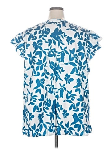BLOOMCHIC Short Sleeve Blouse (view 2)