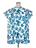 BLOOMCHIC 100% Polyester Blue Short Sleeve Blouse Size 26 - photo 2