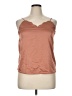 Monteau Brown Sleeveless Top Size XL - photo 1