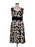 Perceptions Animal Print Ivory Cocktail Dress Size XL - photo 1