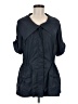 Lafayette 148 New York 100% Polyester Blue Raincoat Size M - photo 1