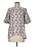 Gracia 100% Polyester Blue Short Sleeve Blouse Size M - photo 1