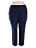 Ellos Solid Blue Dress Pants Size 22 - photo 1