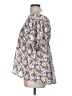 Gracia 100% Polyester Blue Short Sleeve Blouse Size M - photo 5