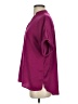 Glam 100% Polyester Burgundy Short Sleeve Blouse Size S - photo 5
