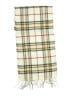 V.Fraas 100% Acrylic Plaid Ivory Scarf One size - photo 2