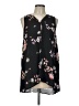 14th & Union 100% Polyester Black Sleeveless Blouse Size L - photo 1