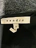 Sandro 100% Silk Black 3/4 Sleeve Top Size Med (2) - photo 7