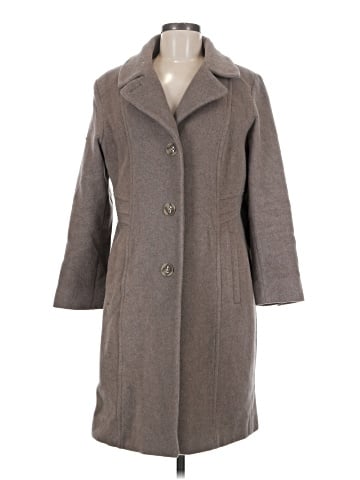 Anne Klein Wool Coat (view 1)