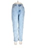 Pull&Bear Hearts Blue Jeans Size 8 - photo 1