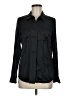 UNTUCKit Black Long Sleeve Silk Top Size 6 - photo 1