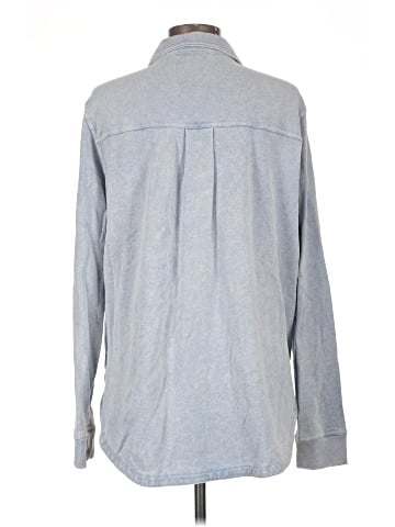 Pale Sky Long Sleeve Button-Down Shirt (view 2)