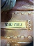 Miu Miu 100% Leather Houndstooth Brown Flats Size EU 40 - photo 3