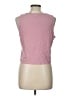 Madewell Pink Sleeveless Button-Down Shirt Size L - photo 2