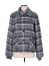Talbots Plaid Gray Coat Size 8 - photo 1