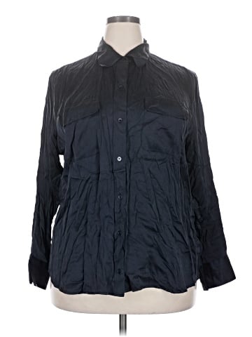 Equipment Long Sleeve Button-Down Shirt (view 1)
