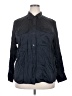 Equipment Black Long Sleeve Button-Down Shirt Size 2X - photo 1