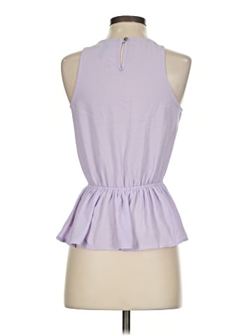 Buttons Sleeveless Blouse (view 2)