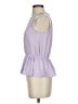 Buttons 100% Polyester Purple Sleeveless Blouse Size S - photo 5