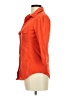 Fei Orange 3/4 Sleeve Button-Down Shirt Size 8 - photo 5