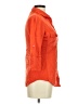 Fei Orange 3/4 Sleeve Button-Down Shirt Size 8 - photo 4