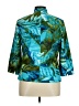 Chico's Print Teal Jacket Size XL (3) - photo 2