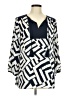 Travelers by Chico's 100% Polyester Ivory Kimono Size Med (1) - photo 1