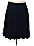 Ann Taylor LOFT 100% Polyester Solid Black Formal Skirt Size 4 - photo 1