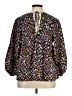 Entro Brown Long Sleeve Blouse Size XL (estimated) - photo 2