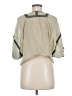 Rebellion Green 3/4 Sleeve Blouse Size M - photo 2