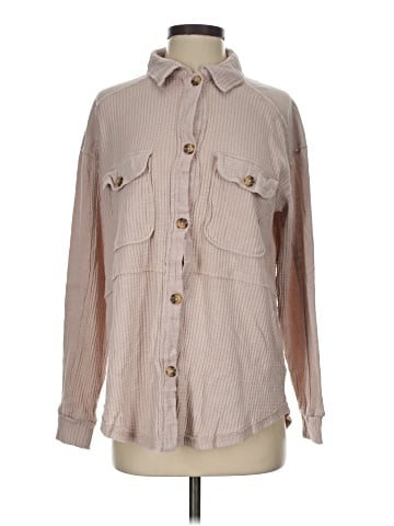 Rewind Long Sleeve Button-Down Shirt (view 1)