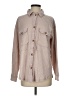 Rewind Houndstooth Tan Long Sleeve Button-Down Shirt Size S - photo 1