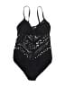Robin Piccone Black Bodysuit Size 6 - photo 1