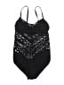 Robin Piccone Black Bodysuit Size 6 - photo 2