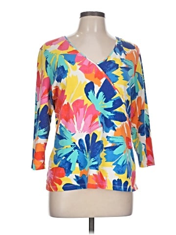 Ruby Rd. 3/4 Sleeve Blouse (view 1)