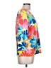 Ruby Rd. Floral Graphic Multi Color Orange 3/4 Sleeve Blouse Size L - photo 4
