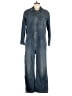 AMO 100% Cotton Blue Jumpsuit Size L - photo 1